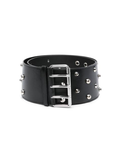 Blumarine spike stud-embellished leather belt