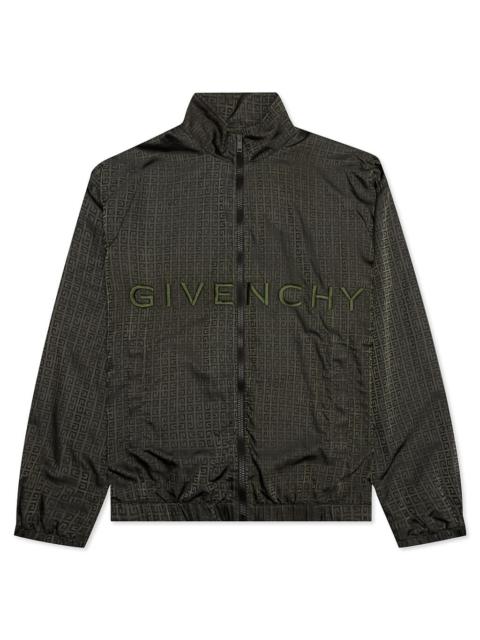 GIVENCHY GARMENT DYE EMBROIDERED JACKET - MILITARY GREEN