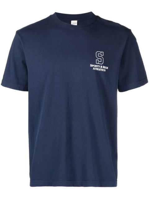 Sporty & Rich logo-print T-shirt