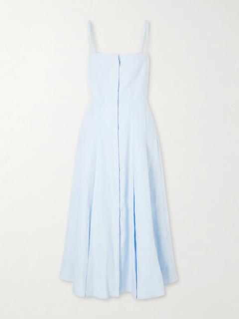 GABRIELA HEARST Magritte Linen Midi Dress