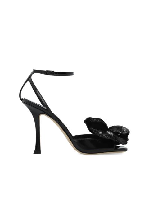 JIMMY CHOO Mimmi flower-detail heels