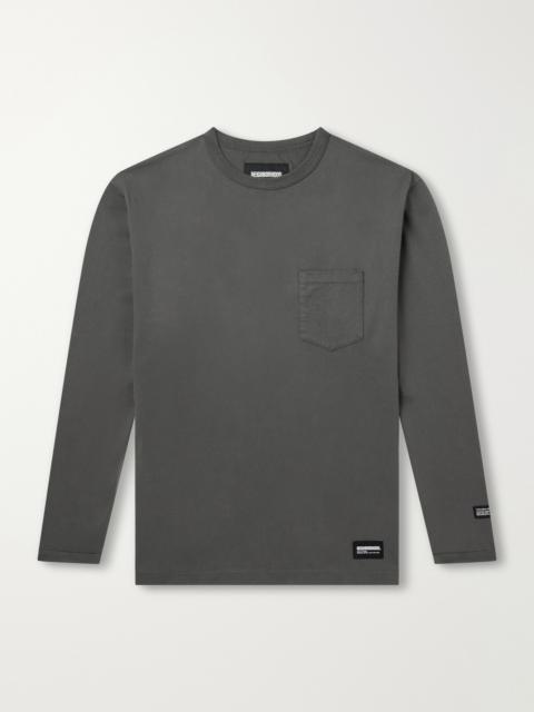 NEIGHBORHOOD Logo-Appliquéd Cotton-Jersey T-Shirt