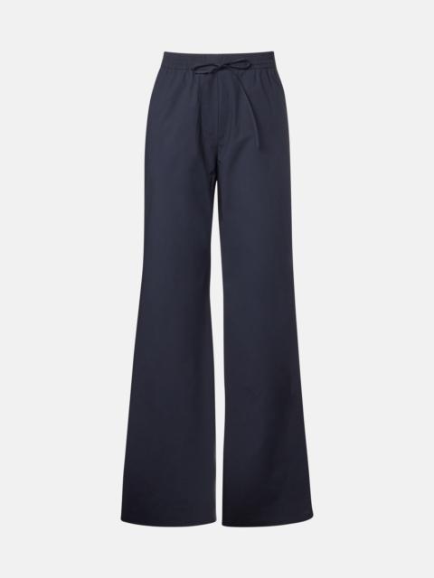 DOROTHEE SCHUMACHER Poplin Power II cotton poplin wide-leg pants