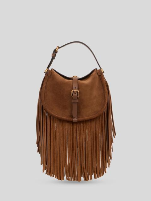 Etro SMALL SUEDE PONY BAG WITH FRINGES