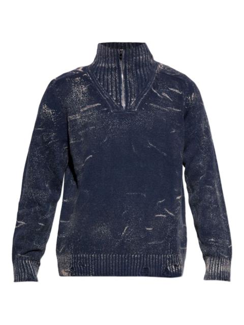 Diesel K-Maxime zip-up sweater