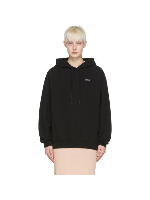 Off-White Black Cotton Hoodie