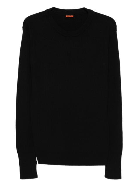 BARENA ribbed crew-neck sweater