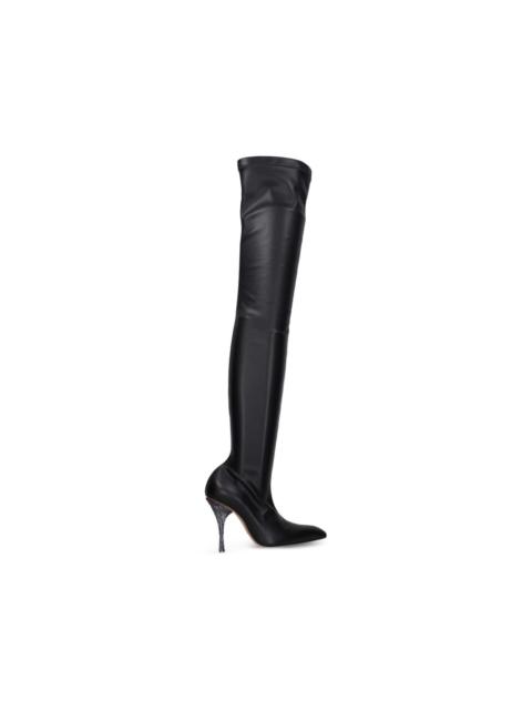 Off-White embellished-heel over-the-knee boots