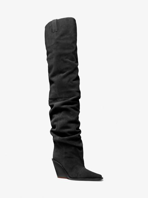 MICHAEL KORS Noemie Suede Over-the-Knee Boot