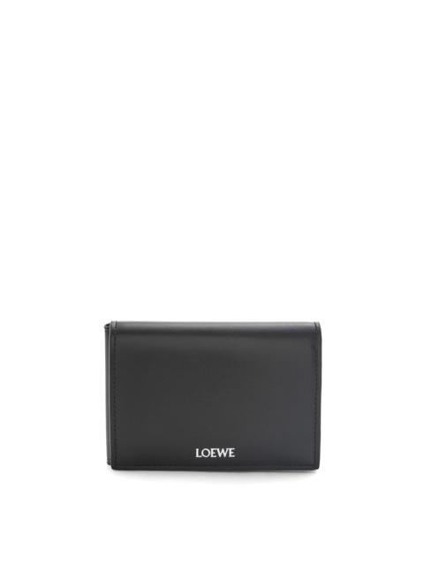 Loewe Folded wallet in shiny nappa calfskin