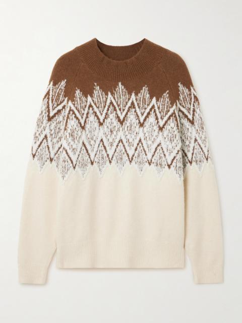 VARLEY Siren Fair Isle Knitted Sweater