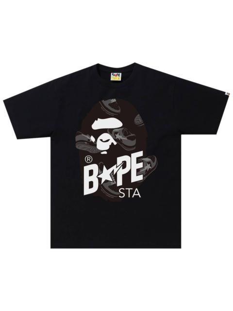 BAPE Random Bape Sta Ape Head Relaxed Tee 'Black'