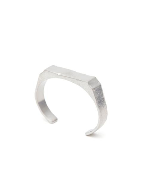 MM6 Maison Margiela Numeric engraved cuff bracelet