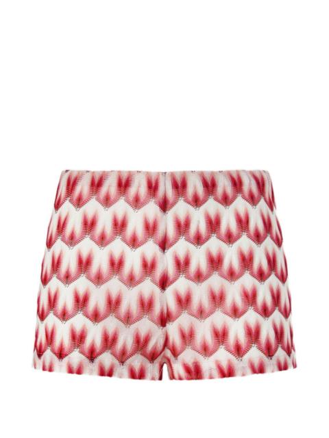 Missoni patterned beach shorts