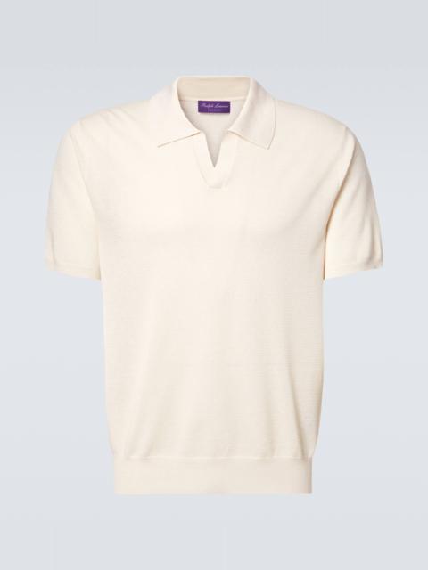 Ralph Lauren Silk and cotton polo shirt