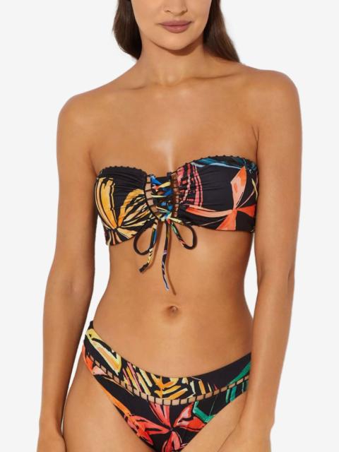 Charo Ruiz Cecilia lace-up bikini top