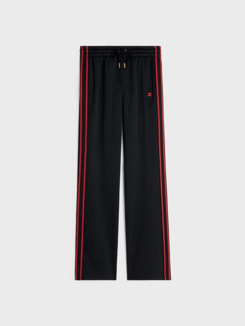 CELINE Triomphe track pants in double face jersey