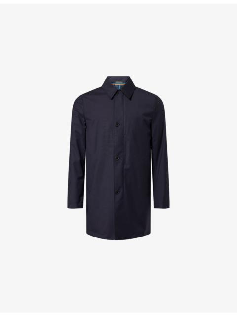 Paul Smith Classic-Collar Long-Sleeve Wool Coat