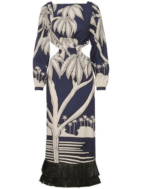 Johanna Ortiz HOLISTIC JUNGLE PRINT POPLIN MIDI DRESS