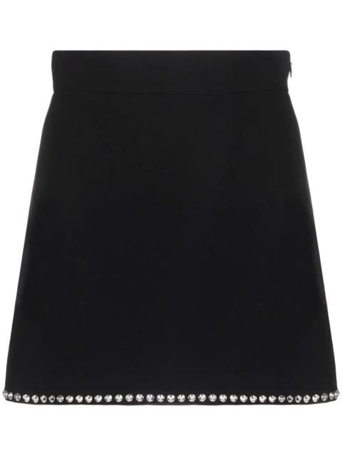 Miu Miu studded-trim skirt