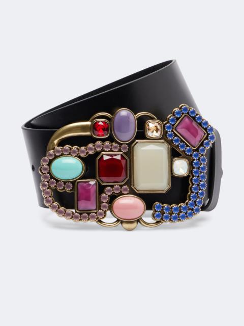 Isabel Marant Nedia embellished leather belt