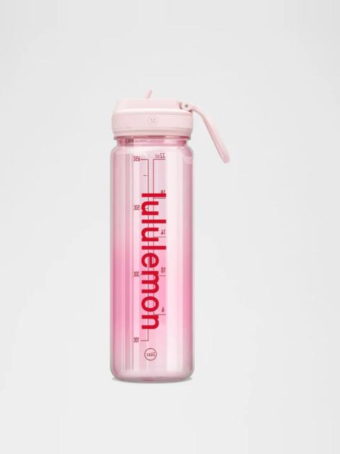 lululemon Back to Life Clear Bottle 24oz *Straw Lid