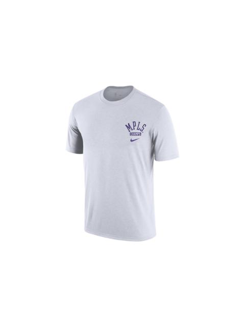 Nike Nike Courtside City Edition Los Angeles Lakers Tee 'Grey' DA7289-100