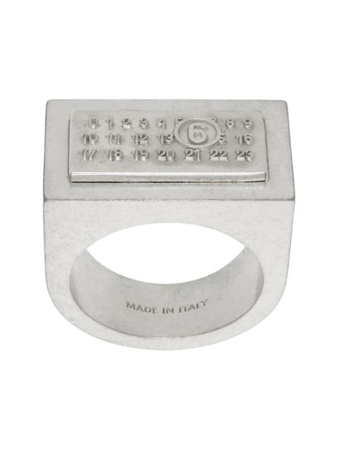 MM6 Maison Margiela Numeric Rectangle Ring