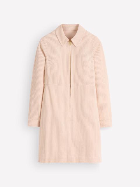 BODEN Bronte Cord Short Dress-Almond Milk
