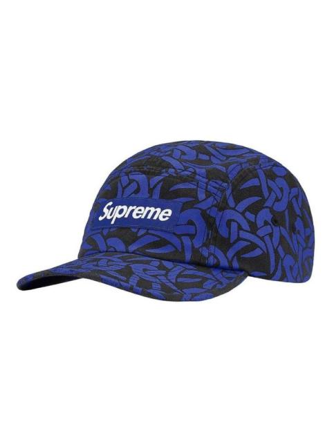 Supreme Supreme Celtic Knot Camp Cap 'Blue Black White' SUP-FW21-072