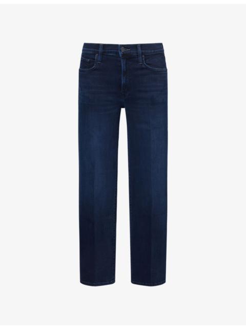 MOTHER The Mr Rambler Zip Ankle Cotton-Blend Denim Jeans