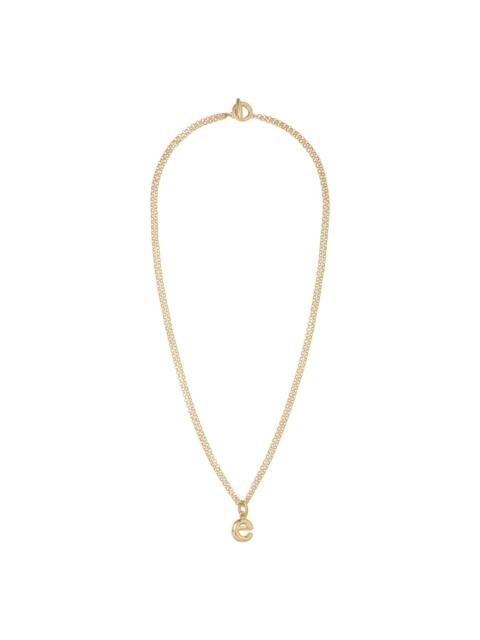 ROXANNE ASSOULIN The Puffy Initial necklace