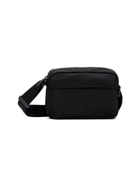 BOSS Black Canvas Shoulder Bag