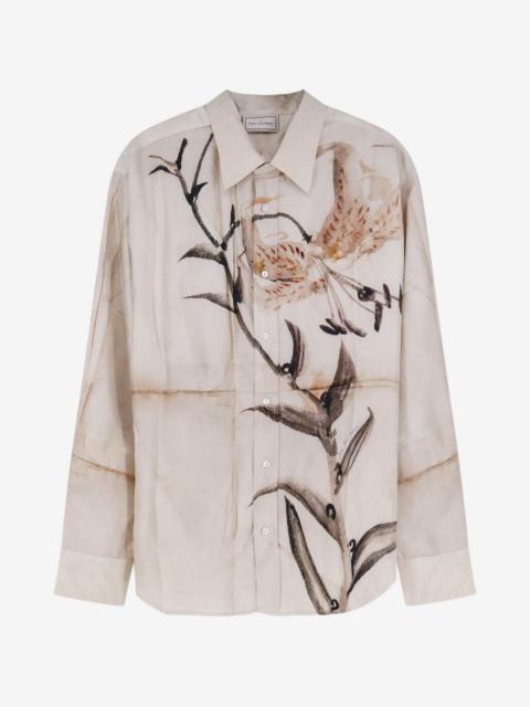Pierre-Louis Mascia floral-pattern silk shirt