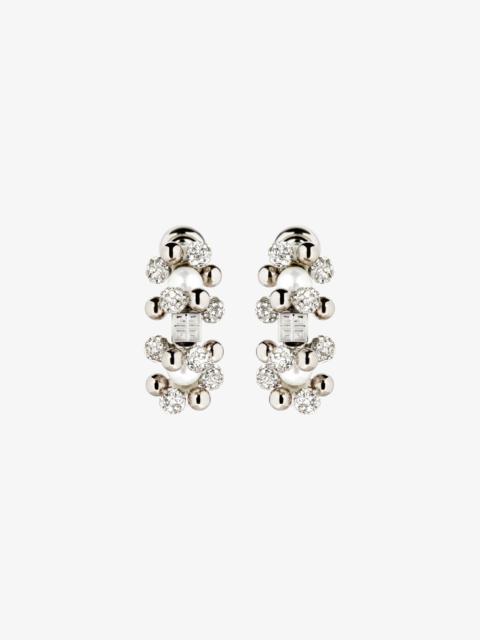 Givenchy 4G PEARL EARRINGS WITH CRYSTALS