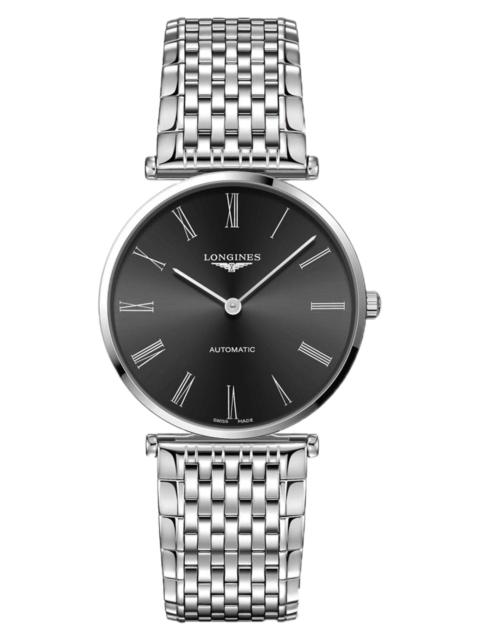 Longines La Grande Classique de Longines Bracelet Watch, 38mm in Black at Nordstrom