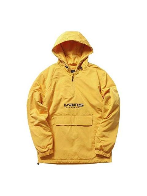 Vans Men's Vans Casual Printing Zipper Hooded Jacket Yellow VN0A4MLB50X