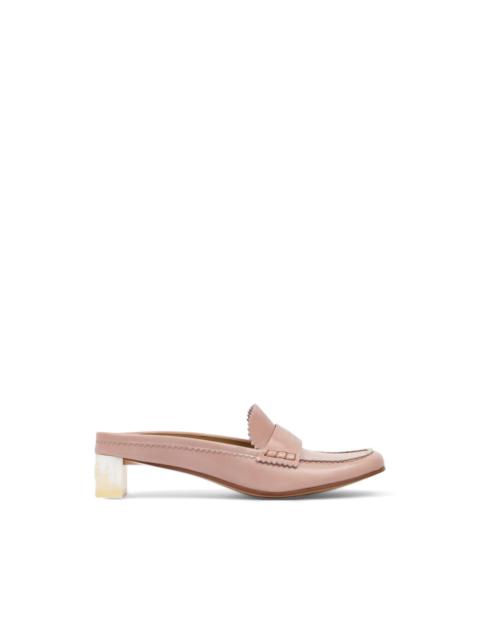 MM6 Maison Margiela Penny-strap leather mules