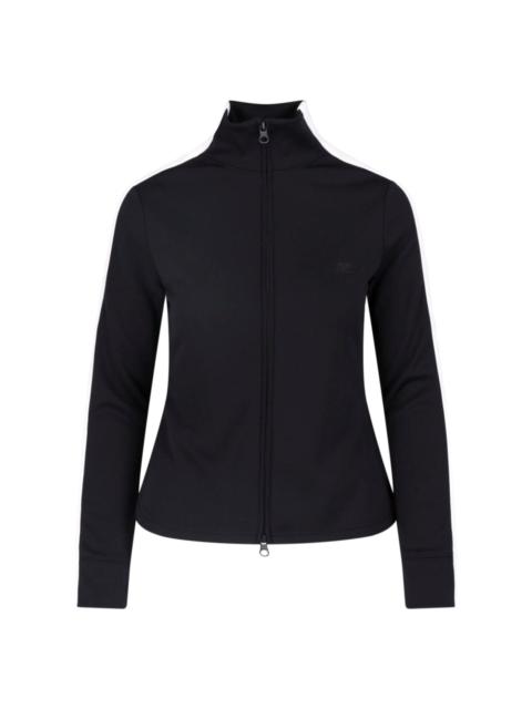 courrèges ZIP LOGO SWEATSHIRT