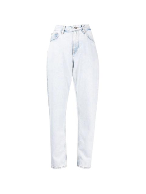 Off-White high-rise tapered jeans