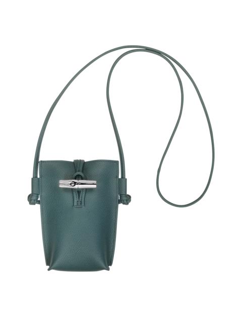Longchamp Le Roseau Phone case Cedar - Leather