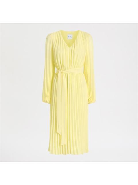 Sam Edelman Long Sleeve Plisse Maxi Dress