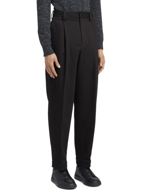 ZEGNA One-Pleat Bull Denim Pants