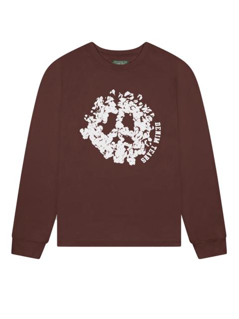 DENIM TEARS Peace Wreath Long Sleeve Tee "Brown" DT215