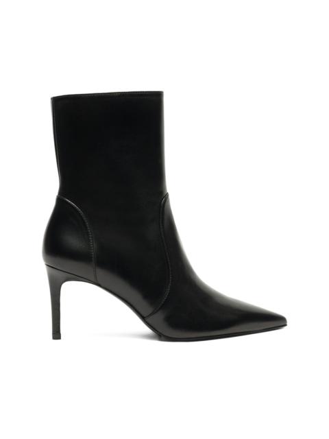 Stuart Weitzman 75mm Stuart Power zip-detail pointed-toe boots