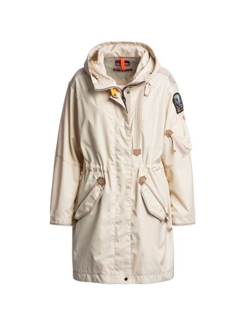 PARAJUMPERS hooded zip-up raincoat