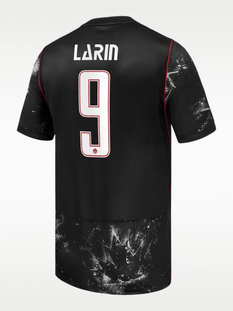 Nike Cyle Larin Canada Soccer 2026 Stadium Away Men's Nike Dri-FIT Soccer Jersey