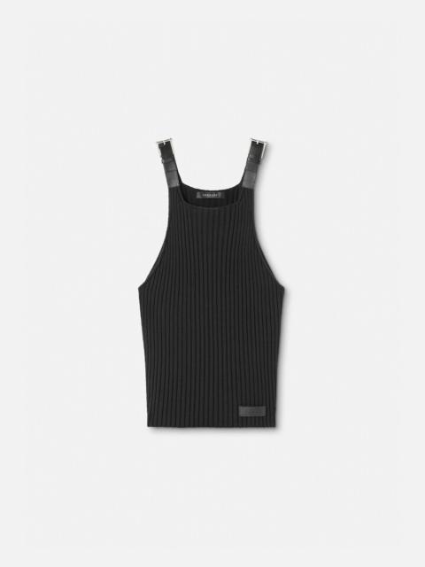 VERSACE Buckle Knit Tank Top