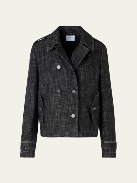 AKRIS Heavyweight Cotton Denim Jacket