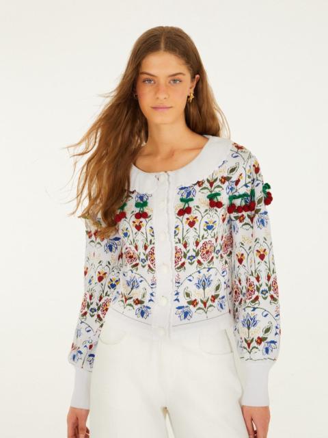 FARM RIO Stitched Garden Ainika Knit Cardigan